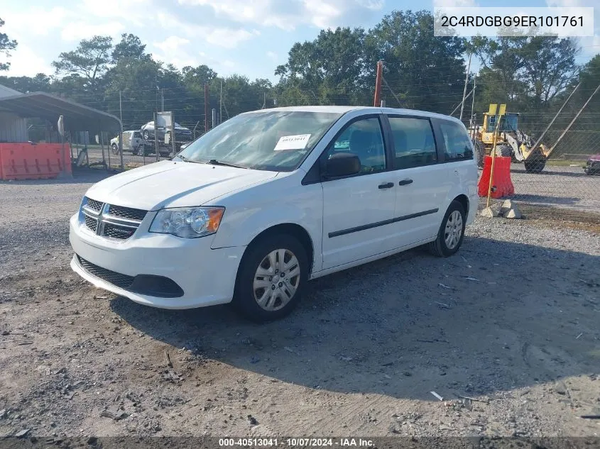 2014 Dodge Grand Caravan American Value Pkg VIN: 2C4RDGBG9ER101761 Lot: 40513041