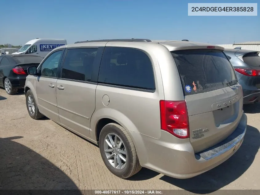 2014 Dodge Grand Caravan R/T VIN: 2C4RDGEG4ER385828 Lot: 40577617