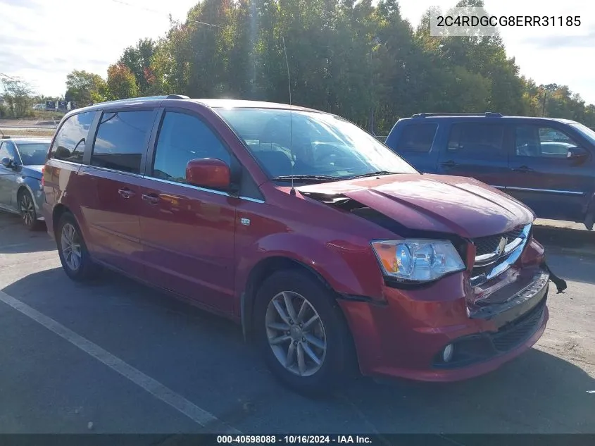 2014 Dodge Grand Caravan Sxt 30Th Anniversary VIN: 2C4RDGCG8ERR31185 Lot: 40598088