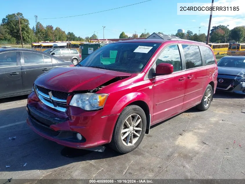 2014 Dodge Grand Caravan Sxt 30Th Anniversary VIN: 2C4RDGCG8ERR31185 Lot: 40598088