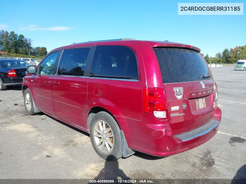 2014 Dodge Grand Caravan Sxt 30Th Anniversary VIN: 2C4RDGCG8ERR31185 Lot: 40598088