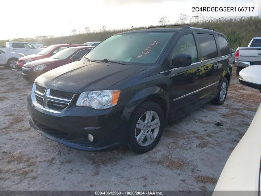 2014 Dodge Grand Caravan Crew VIN: 2C4RDGDG5ER166717 Lot: 40612963