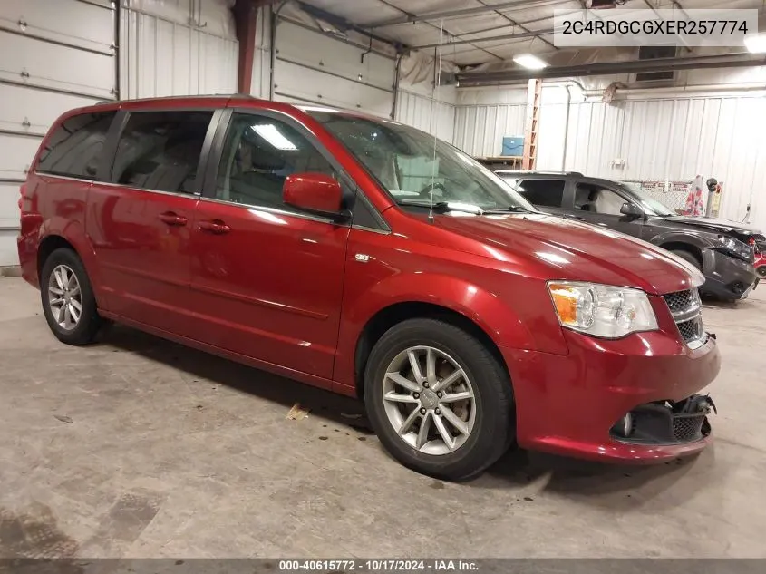 2014 Dodge Grand Caravan Sxt 30Th Anniversary VIN: 2C4RDGCGXER257774 Lot: 40615772