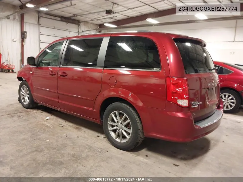 2014 Dodge Grand Caravan Sxt 30Th Anniversary VIN: 2C4RDGCGXER257774 Lot: 40615772