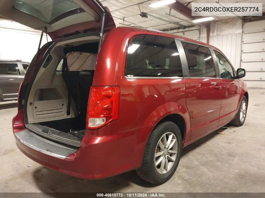 2014 Dodge Grand Caravan Sxt 30Th Anniversary VIN: 2C4RDGCGXER257774 Lot: 40615772