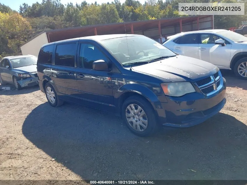 2014 Dodge Grand Caravan Se VIN: 2C4RDGBGXER241205 Lot: 40640081