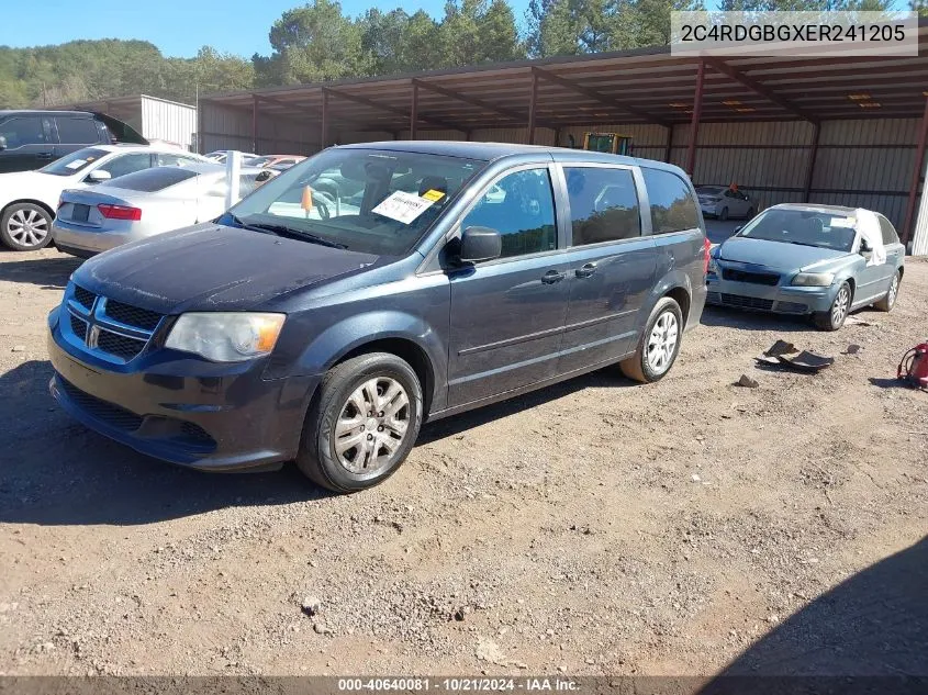 2014 Dodge Grand Caravan Se VIN: 2C4RDGBGXER241205 Lot: 40640081