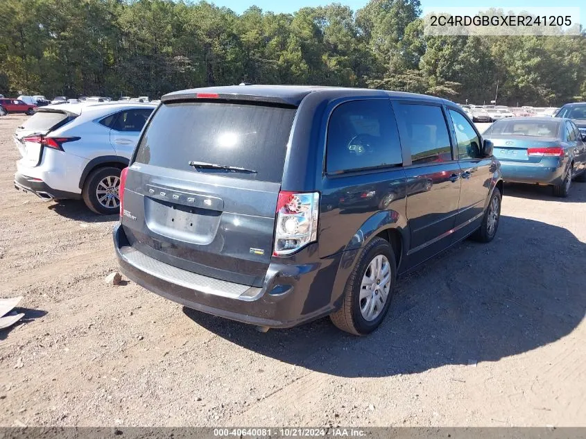 2014 Dodge Grand Caravan Se VIN: 2C4RDGBGXER241205 Lot: 40640081