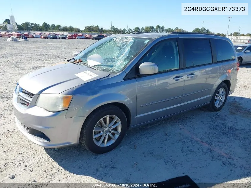 2C4RDGCGXER173373 2014 Dodge Grand Caravan Sxt