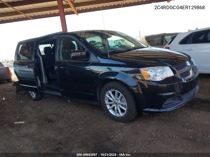 2014 Dodge Grand Caravan Sxt VIN: 2C4RDGCG4ER129868 Lot: 40653587