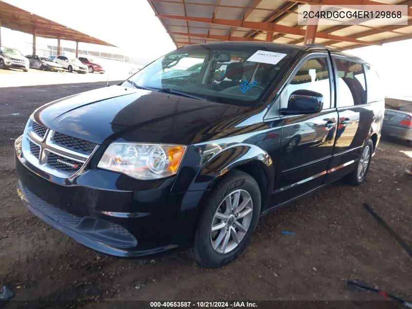 2014 Dodge Grand Caravan Sxt VIN: 2C4RDGCG4ER129868 Lot: 40653587