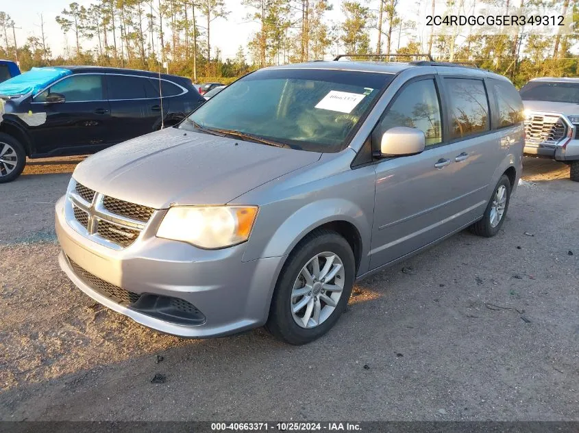 2014 Dodge Grand Caravan Sxt VIN: 2C4RDGCG5ER349312 Lot: 40663371