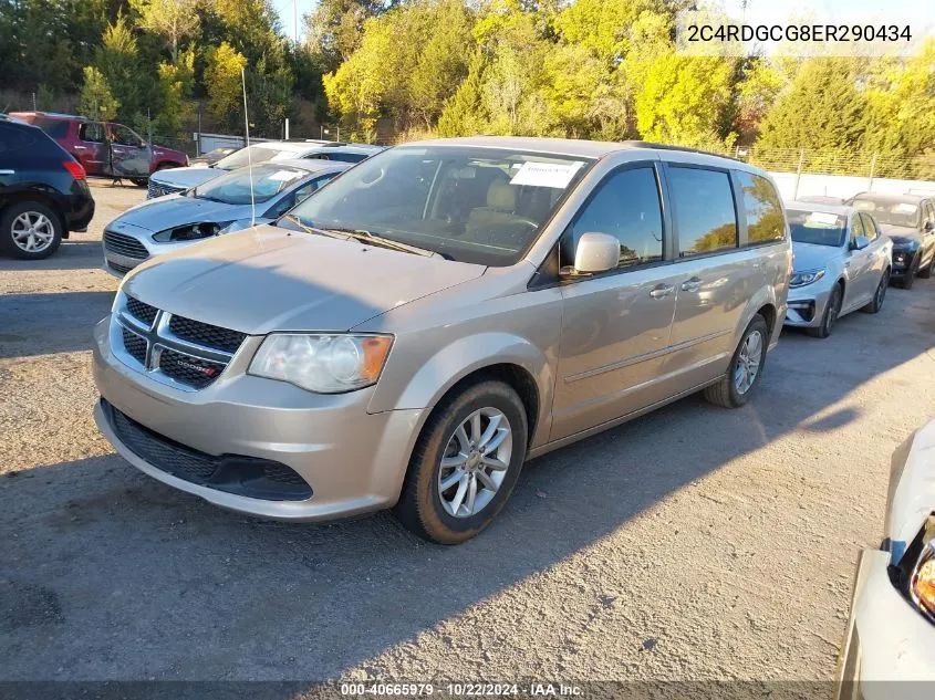 2014 Dodge Grand Caravan Sxt VIN: 2C4RDGCG8ER290434 Lot: 40665979