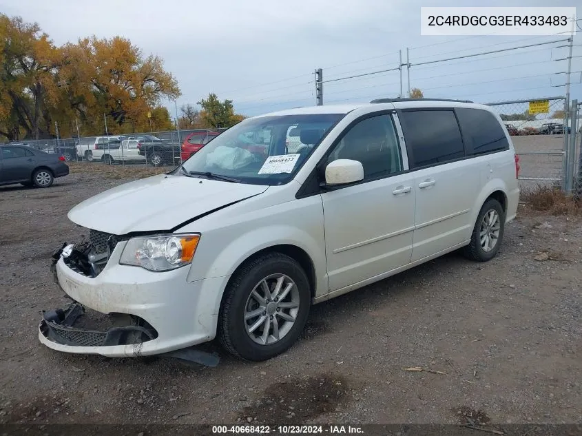 2C4RDGCG3ER433483 2014 Dodge Grand Caravan Sxt