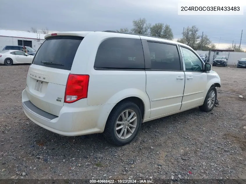 2C4RDGCG3ER433483 2014 Dodge Grand Caravan Sxt