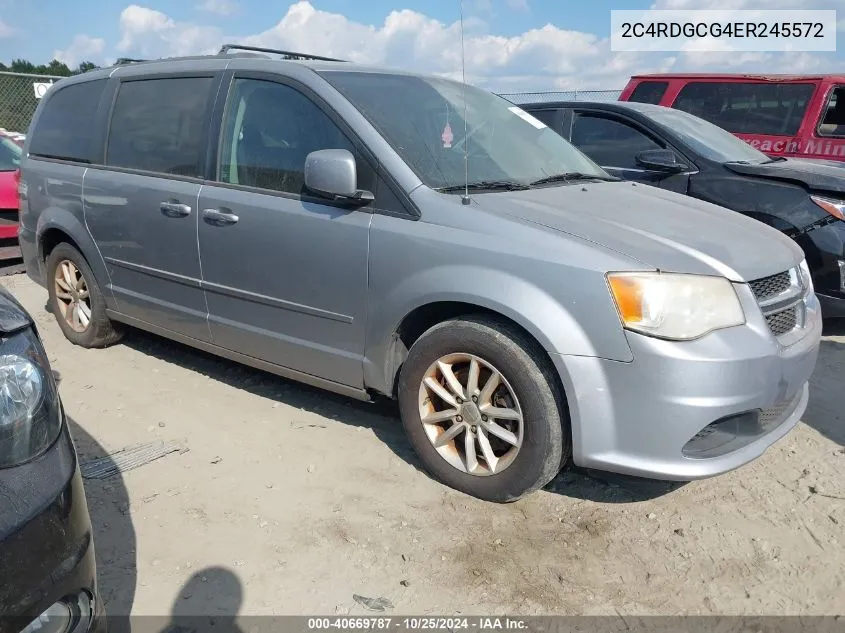 2014 Dodge Grand Caravan Sxt VIN: 2C4RDGCG4ER245572 Lot: 40669787