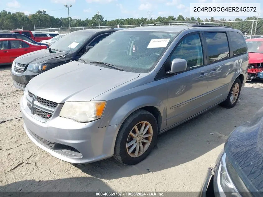 2014 Dodge Grand Caravan Sxt VIN: 2C4RDGCG4ER245572 Lot: 40669787