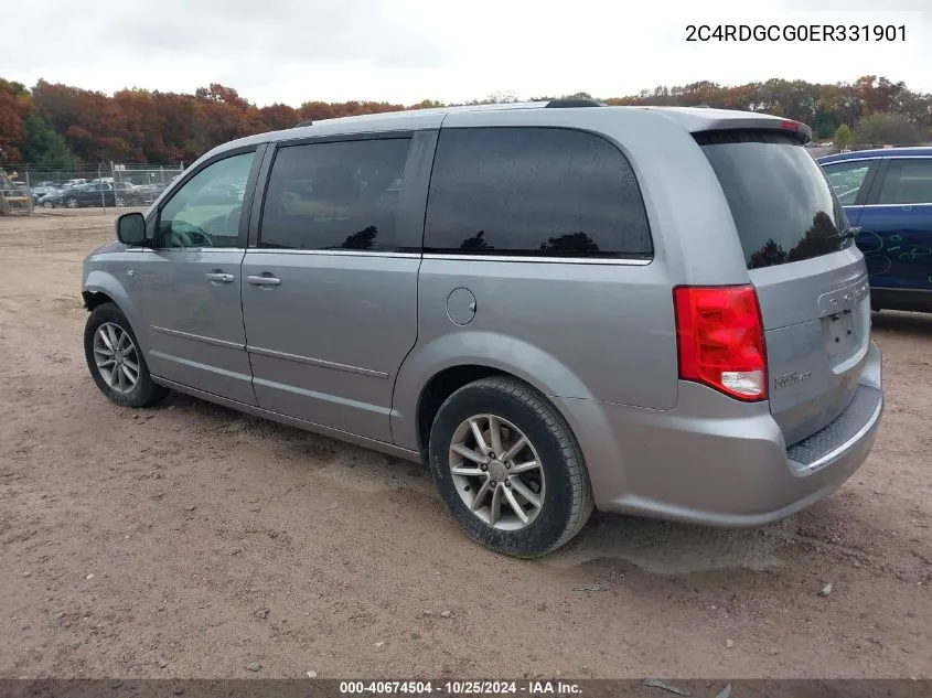 2014 Dodge Grand Caravan Sxt 30Th Anniversary VIN: 2C4RDGCG0ER331901 Lot: 40674504