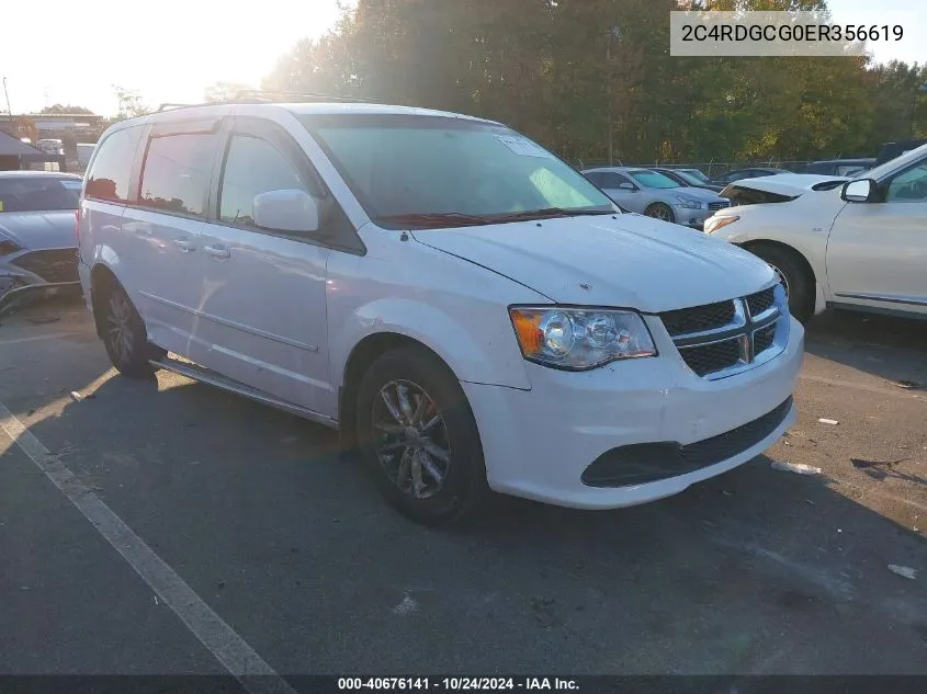 2C4RDGCG0ER356619 2014 Dodge Grand Caravan Sxt