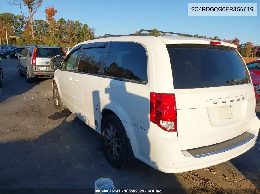 2C4RDGCG0ER356619 2014 Dodge Grand Caravan Sxt