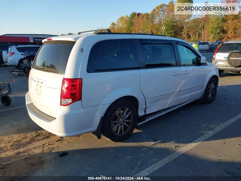 2C4RDGCG0ER356619 2014 Dodge Grand Caravan Sxt