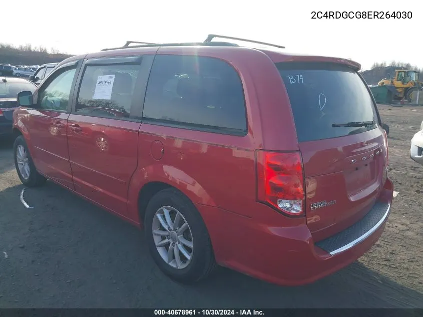 2C4RDGCG8ER264030 2014 Dodge Grand Caravan Sxt