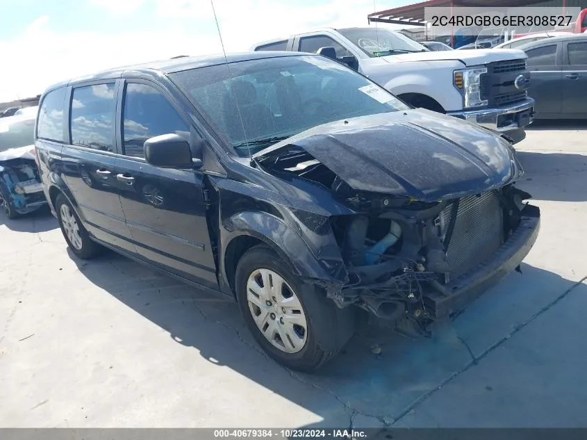 2014 Dodge Grand Caravan American Value Pkg VIN: 2C4RDGBG6ER308527 Lot: 40679384