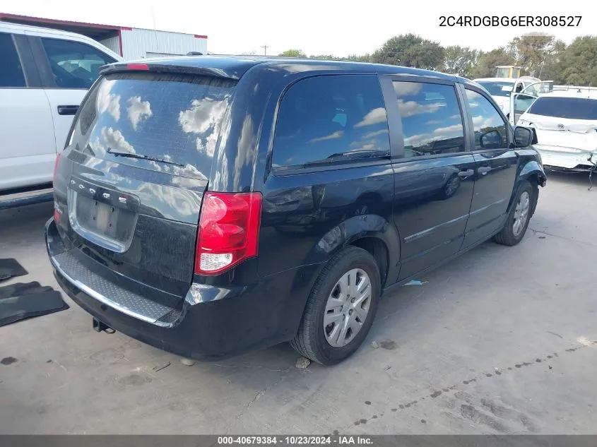 2014 Dodge Grand Caravan American Value Pkg VIN: 2C4RDGBG6ER308527 Lot: 40679384