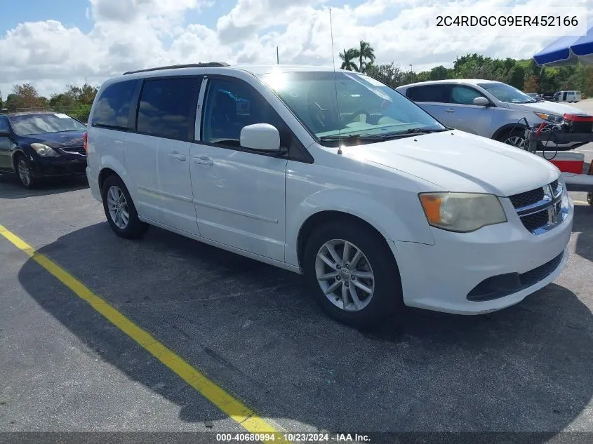 2014 Dodge Grand Caravan Sxt VIN: 2C4RDGCG9ER452166 Lot: 40680994