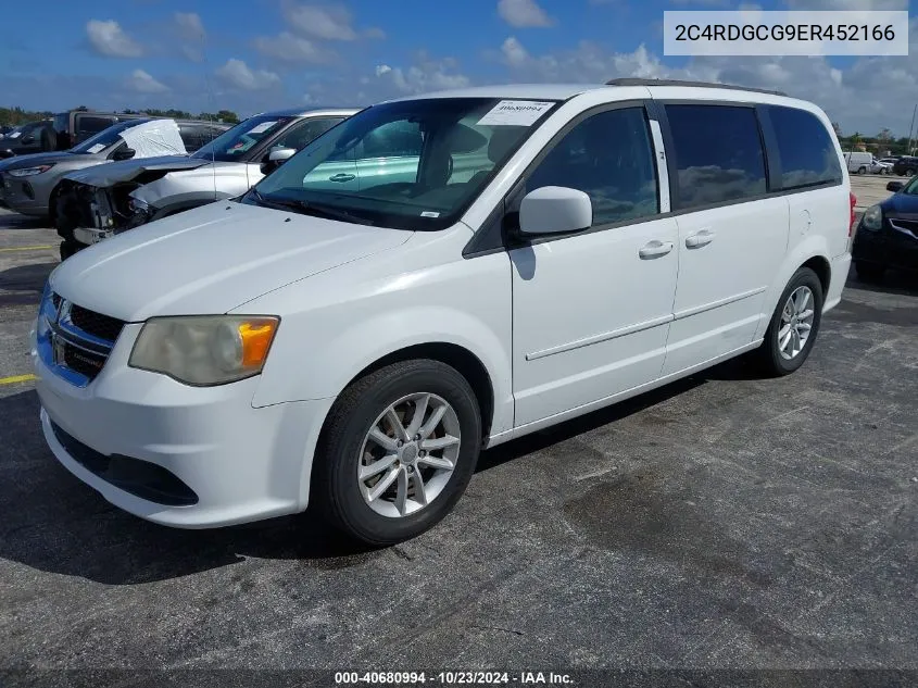 2014 Dodge Grand Caravan Sxt VIN: 2C4RDGCG9ER452166 Lot: 40680994