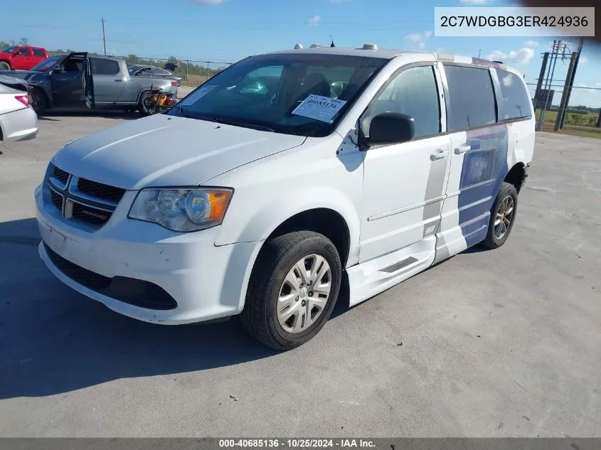 2014 Dodge Grand Caravan Se VIN: 2C7WDGBG3ER424936 Lot: 40685136