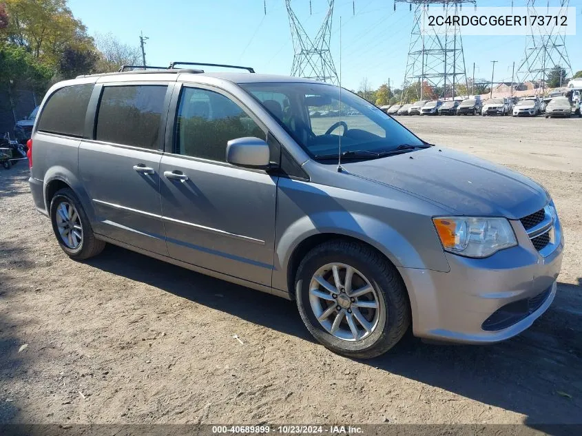 2014 Dodge Grand Caravan Sxt VIN: 2C4RDGCG6ER173712 Lot: 40689899