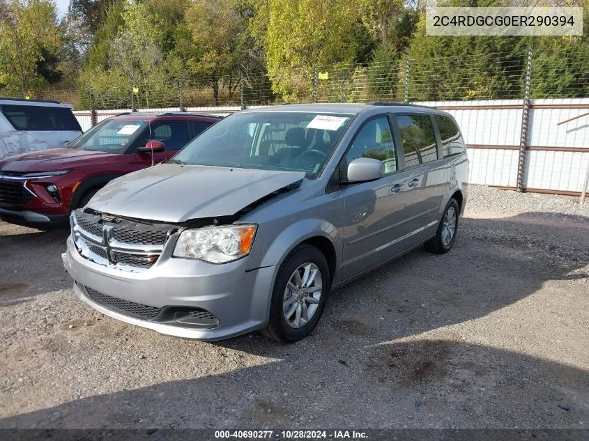 2014 Dodge Grand Caravan Sxt VIN: 2C4RDGCG0ER290394 Lot: 40690277