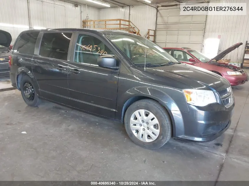 2014 Dodge Grand Caravan Se VIN: 2C4RDGBG1ER276344 Lot: 40695340