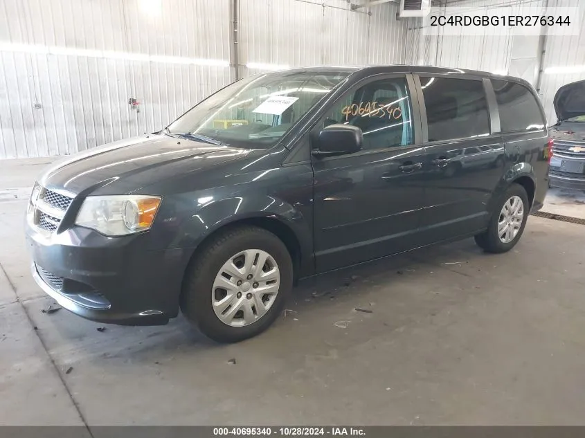 2014 Dodge Grand Caravan Se VIN: 2C4RDGBG1ER276344 Lot: 40695340