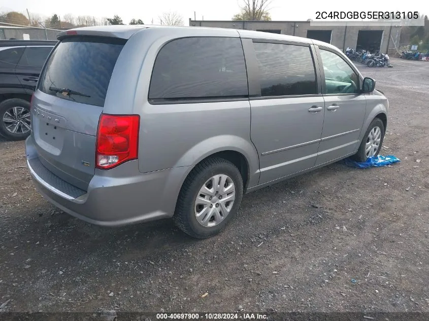 2014 Dodge Grand Caravan Se VIN: 2C4RDGBG5ER313105 Lot: 40697900