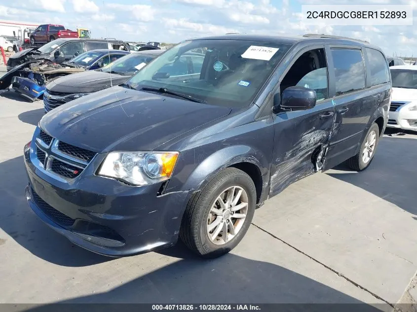 2C4RDGCG8ER152893 2014 Dodge Grand Caravan Sxt