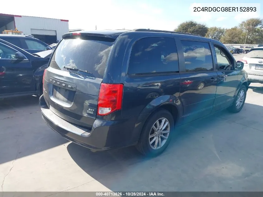 2C4RDGCG8ER152893 2014 Dodge Grand Caravan Sxt