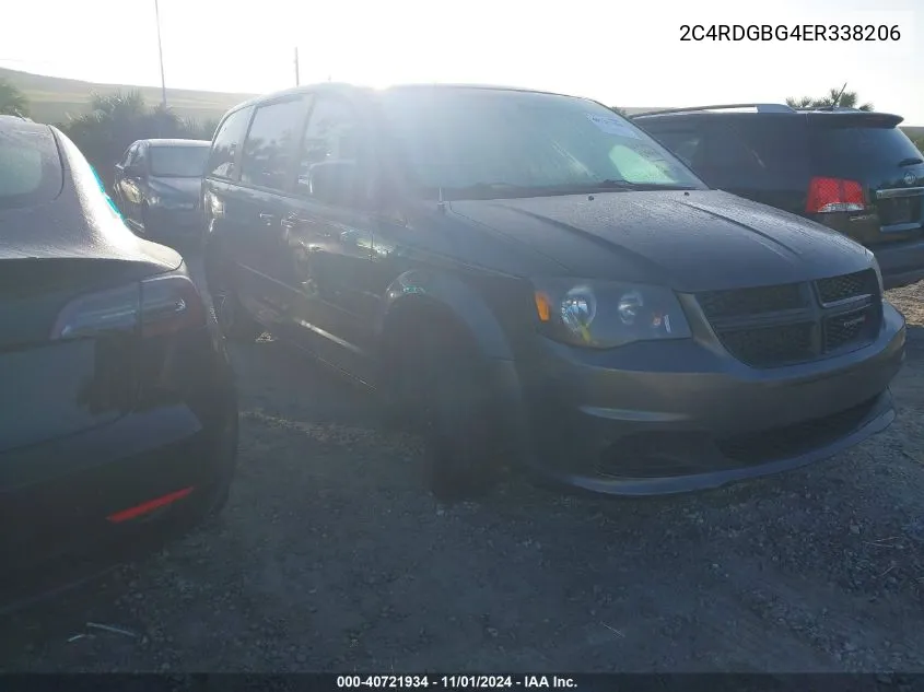 2014 Dodge Grand Caravan Se 30Th Anniversary VIN: 2C4RDGBG4ER338206 Lot: 40721934