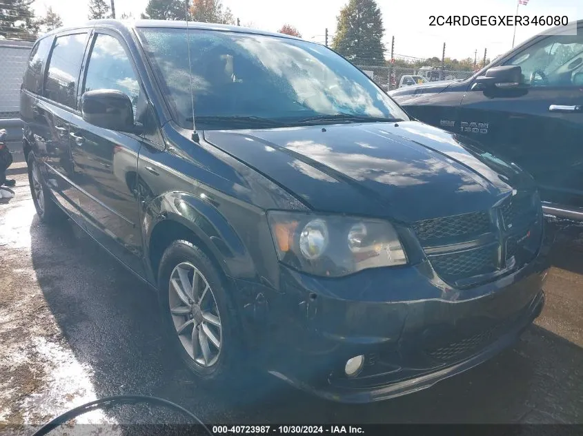 2014 Dodge Grand Caravan R/T VIN: 2C4RDGEGXER346080 Lot: 40723987