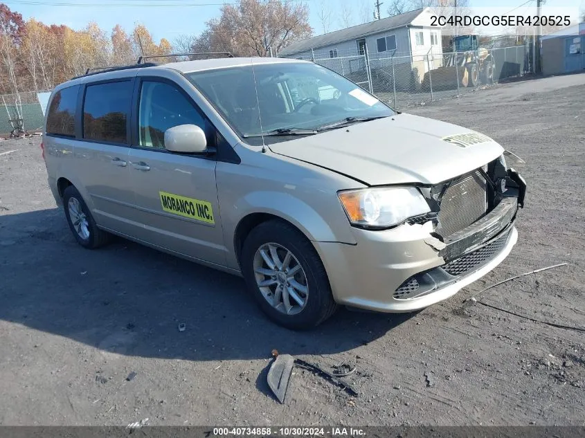 2014 Dodge Grand Caravan Sxt VIN: 2C4RDGCG5ER420525 Lot: 40734858