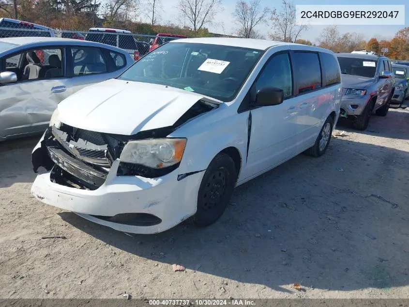 2C4RDGBG9ER292047 2014 Dodge Grand Caravan Se