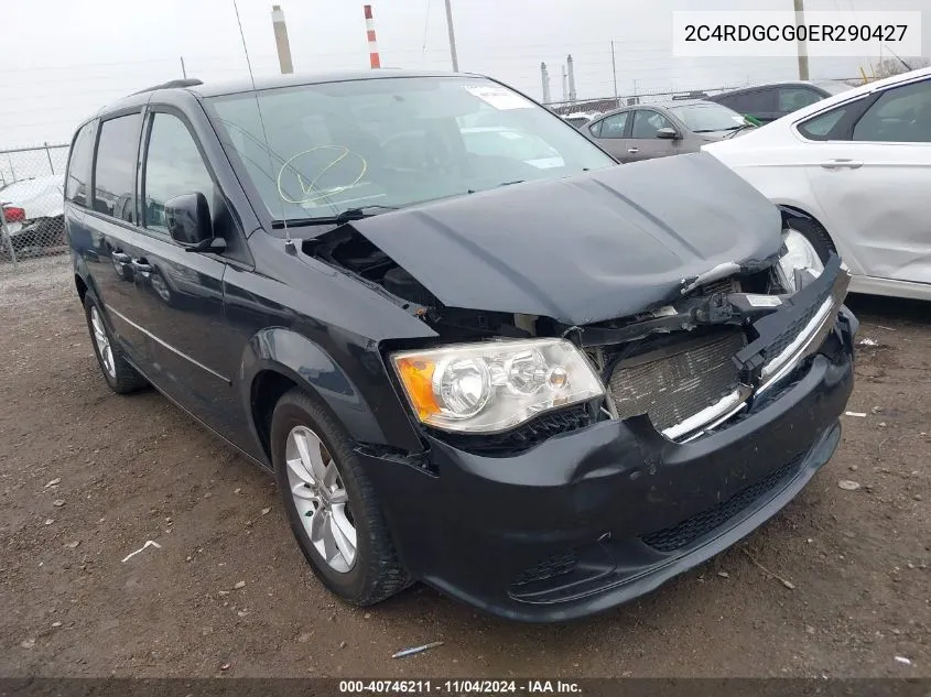 2014 Dodge Grand Caravan Sxt VIN: 2C4RDGCG0ER290427 Lot: 40746211