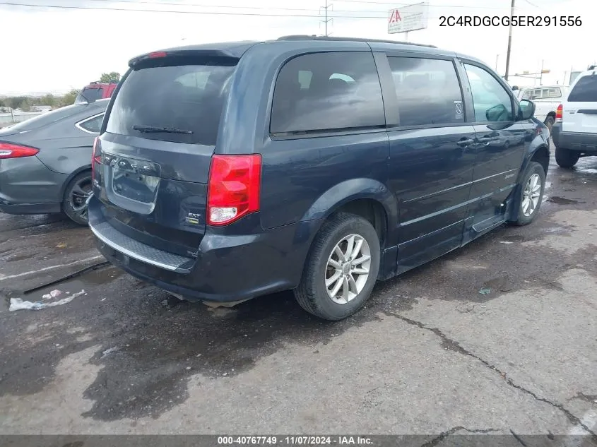 2014 Dodge Grand Caravan Sxt VIN: 2C4RDGCG5ER291556 Lot: 40767749