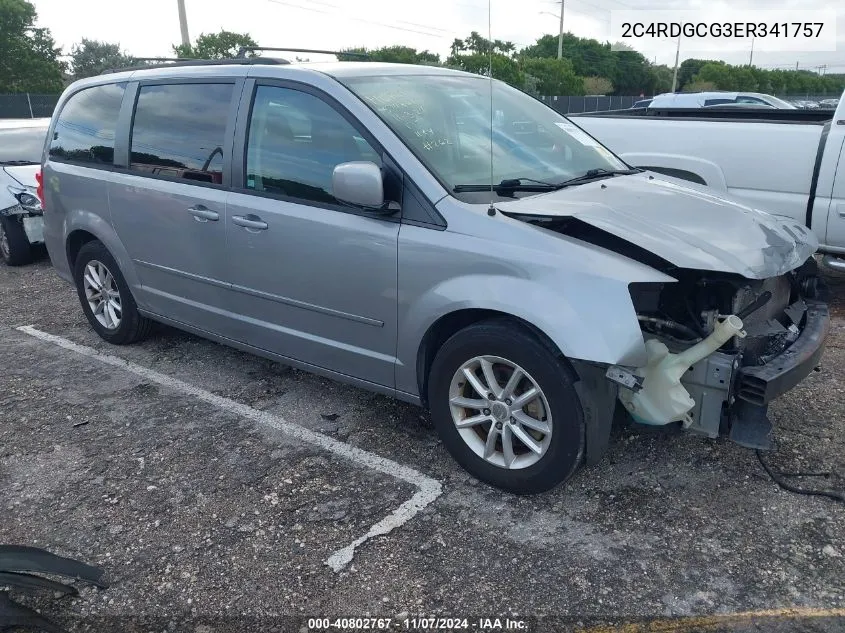 2014 Dodge Grand Caravan Sxt/Sxt 30Th Anniversary VIN: 2C4RDGCG3ER341757 Lot: 40802767