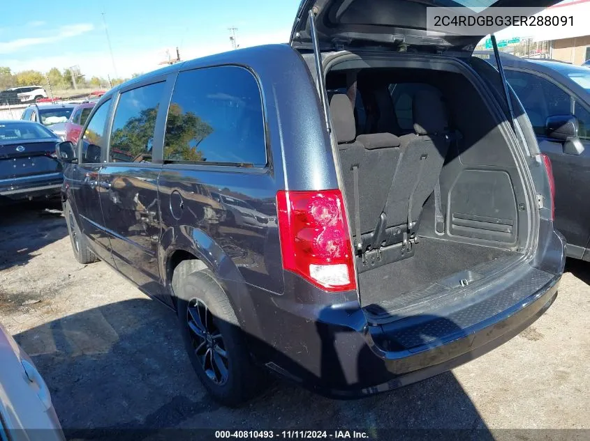 2C4RDGBG3ER288091 2014 Dodge Grand Caravan Se