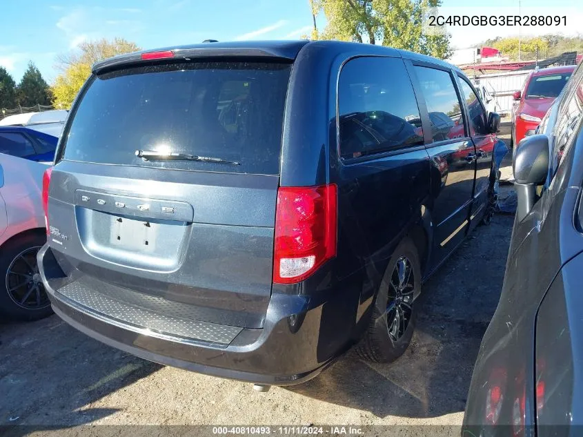 2C4RDGBG3ER288091 2014 Dodge Grand Caravan Se