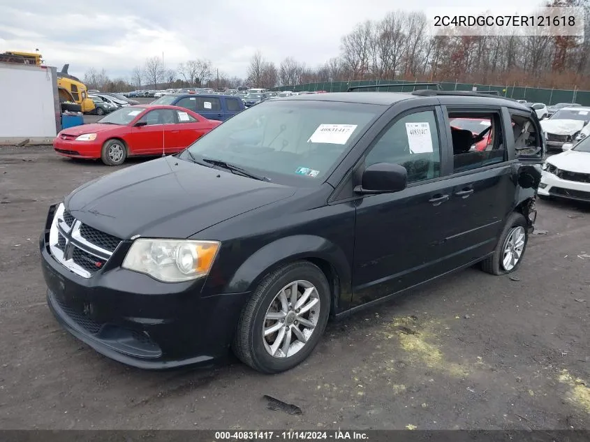 2014 Dodge Grand Caravan Sxt VIN: 2C4RDGCG7ER121618 Lot: 40831417