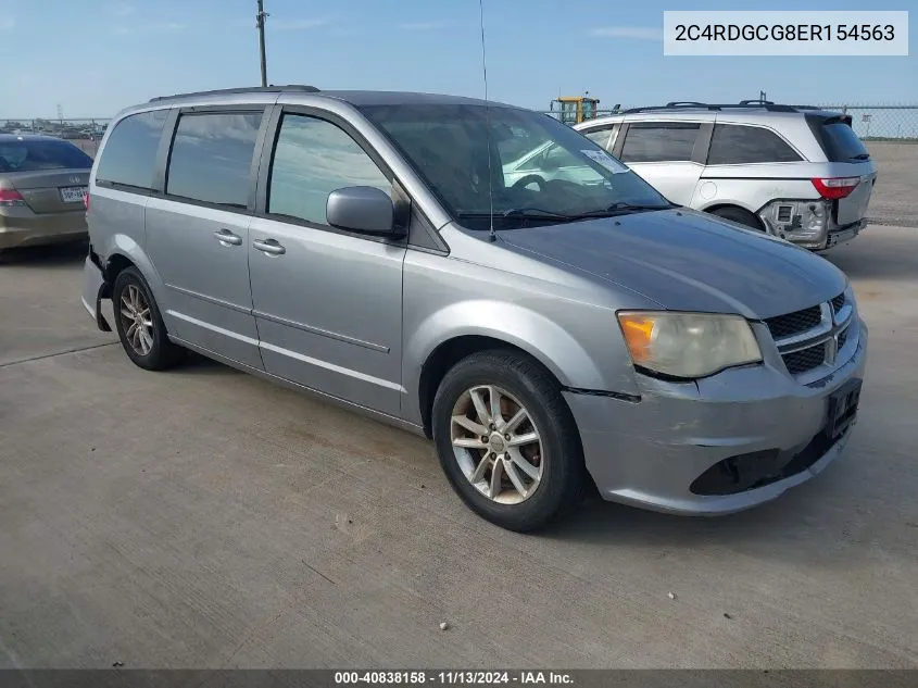 2014 Dodge Grand Caravan Sxt VIN: 2C4RDGCG8ER154563 Lot: 40838158