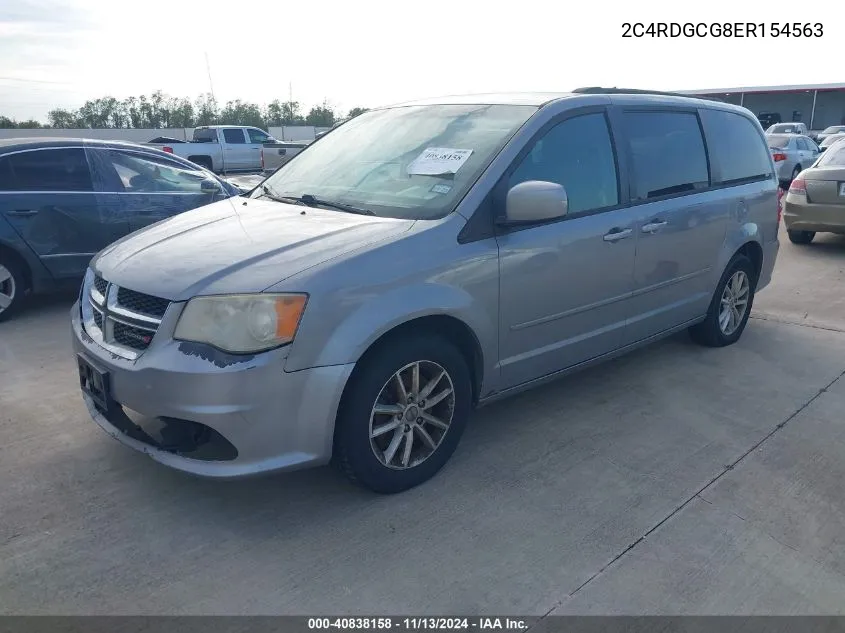 2014 Dodge Grand Caravan Sxt VIN: 2C4RDGCG8ER154563 Lot: 40838158